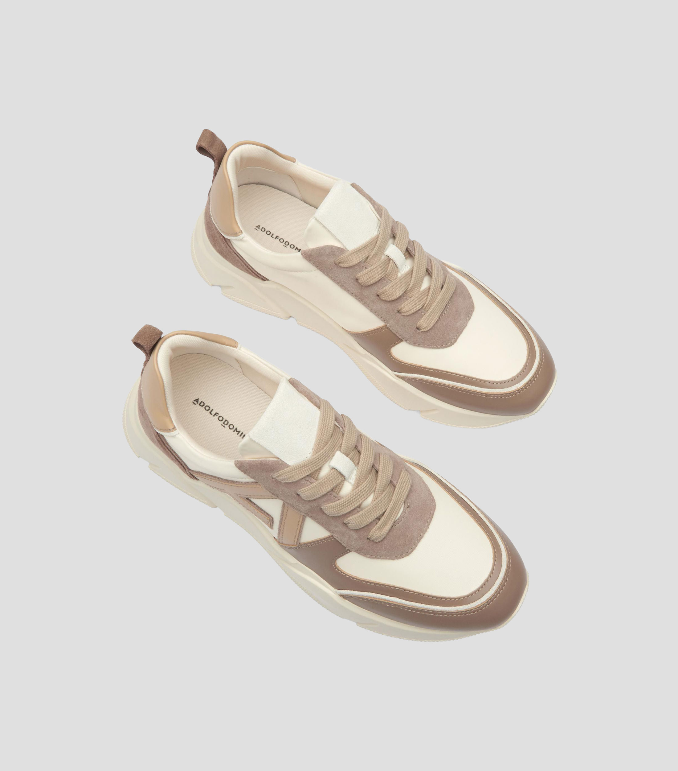 Tenis casual con plataforma Mujer